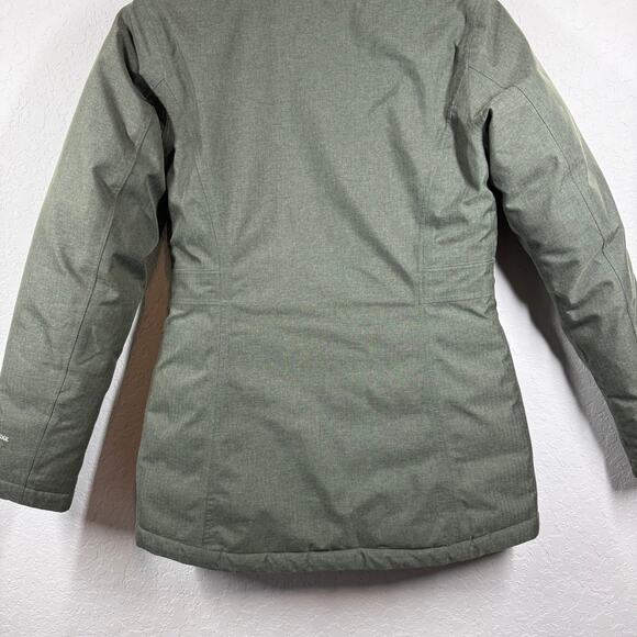 Women's Eddie Bauer Green Full Zip Jacket‎ Overcoat Size XS - Picture 9 of 9